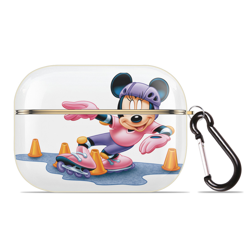 （画像用） ミッキーマウス Mickey Mouse 【AirPods Pro用】ハードシェル保護ケース｜耐衝撃・防指紋・カラビナ付き商品仕様