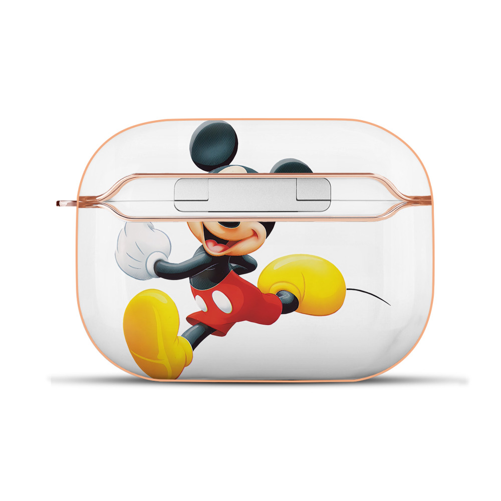 （画像用） ミッキーマウス Mickey Mouse 【AirPods Pro用】ハードシェル保護ケース｜耐衝撃・防指紋・カラビナ付き商品仕様