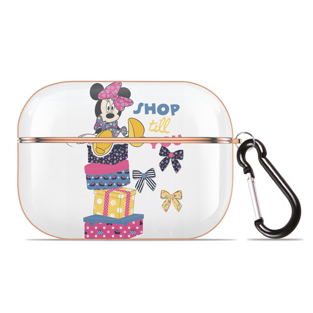 （画像用） ミッキーマウス Mickey Mouse 【AirPods Pro用】ハードシェル保護ケース｜耐衝撃・防指紋・カラビナ付き商品仕様