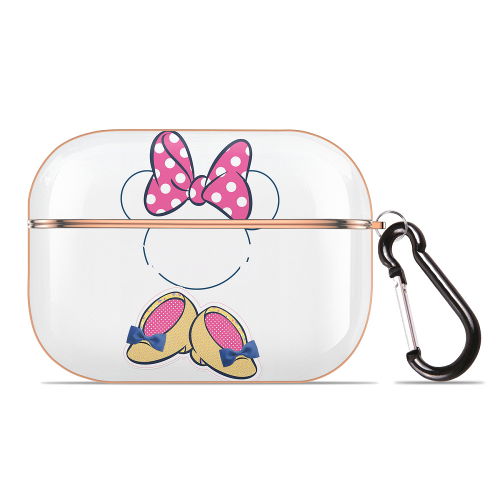 （画像用） ミッキーマウス Mickey Mouse 【AirPods Pro用】ハードシェル保護ケース｜耐衝撃・防指紋・カラビナ付き商品仕様