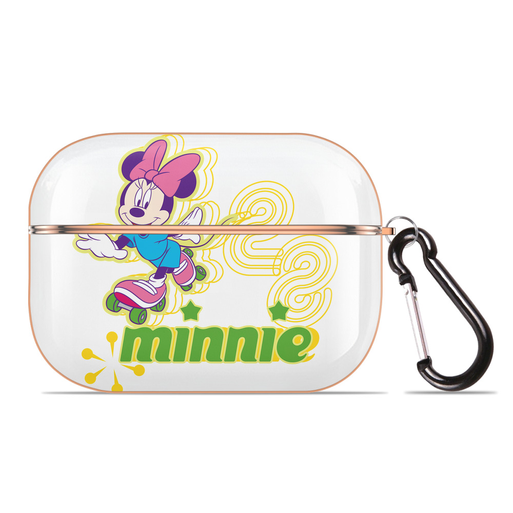 （画像用） ミッキーマウス Mickey Mouse 【AirPods Pro用】ハードシェル保護ケース｜耐衝撃・防指紋・カラビナ付き商品仕様