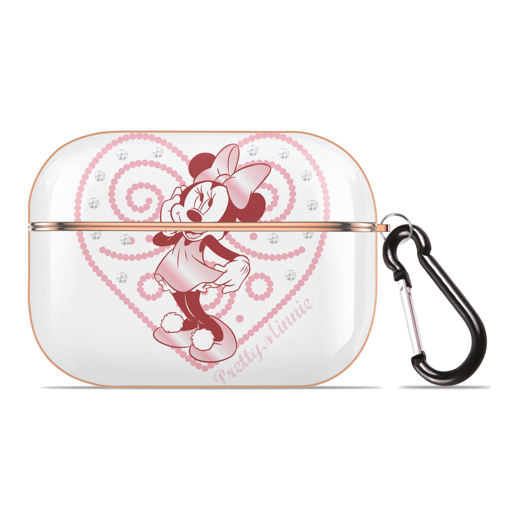 （画像用） ミッキーマウス Mickey Mouse 【AirPods Pro用】ハードシェル保護ケース｜耐衝撃・防指紋・カラビナ付き商品仕様