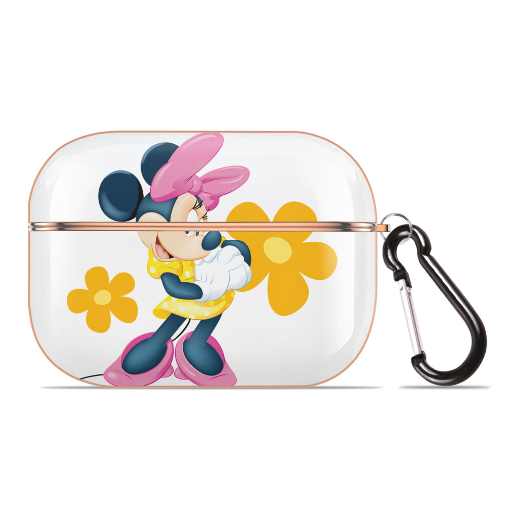 （画像用） ミッキーマウス Mickey Mouse 【AirPods Pro用】ハードシェル保護ケース｜耐衝撃・防指紋・カラビナ付き商品仕様