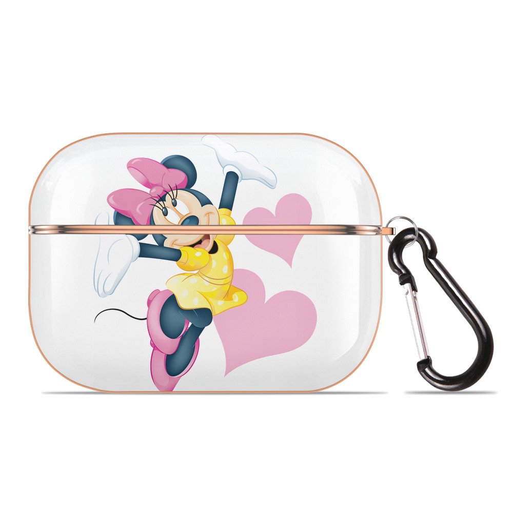 （画像用） ミッキーマウス Mickey Mouse 【AirPods Pro用】ハードシェル保護ケース｜耐衝撃・防指紋・カラビナ付き商品仕様