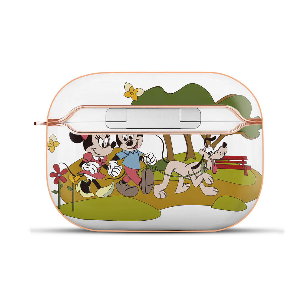 （画像用） ミッキーマウス Mickey Mouse 【AirPods Pro用】ハードシェル保護ケース｜耐衝撃・防指紋・カラビナ付き商品仕様