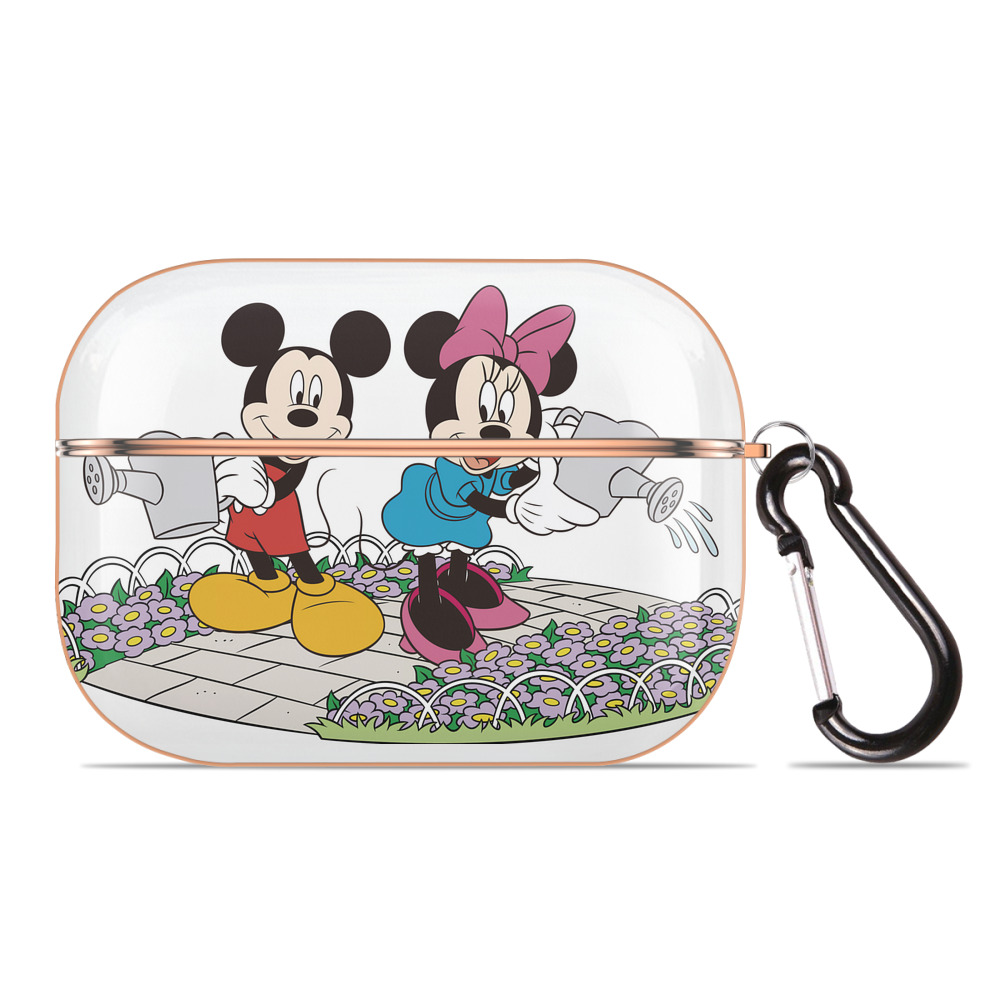 （画像用） ミッキーマウス Mickey Mouse 【AirPods Pro用】ハードシェル保護ケース｜耐衝撃・防指紋・カラビナ付き商品仕様