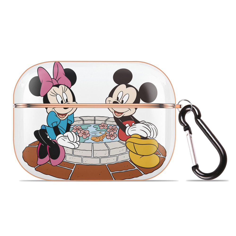（画像用） ミッキーマウス Mickey Mouse 【AirPods Pro用】ハードシェル保護ケース｜耐衝撃・防指紋・カラビナ付き商品仕様