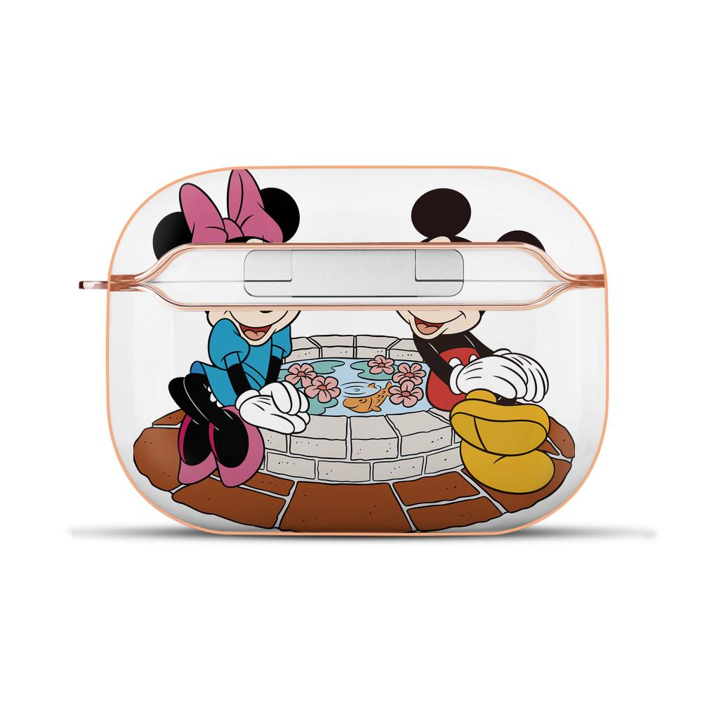 （画像用） ミッキーマウス Mickey Mouse 【AirPods Pro用】ハードシェル保護ケース｜耐衝撃・防指紋・カラビナ付き商品仕様