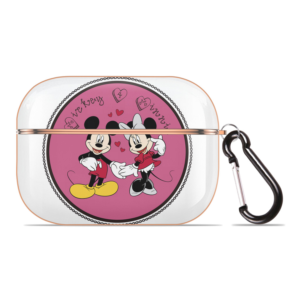 （画像用） ミッキーマウス Mickey Mouse 【AirPods Pro用】ハードシェル保護ケース｜耐衝撃・防指紋・カラビナ付き商品仕様