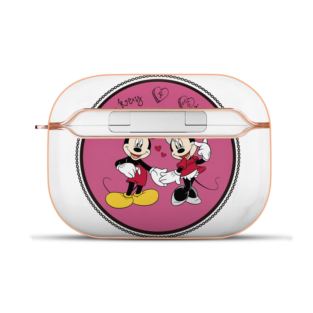 （画像用） ミッキーマウス Mickey Mouse 【AirPods Pro用】ハードシェル保護ケース｜耐衝撃・防指紋・カラビナ付き商品仕様