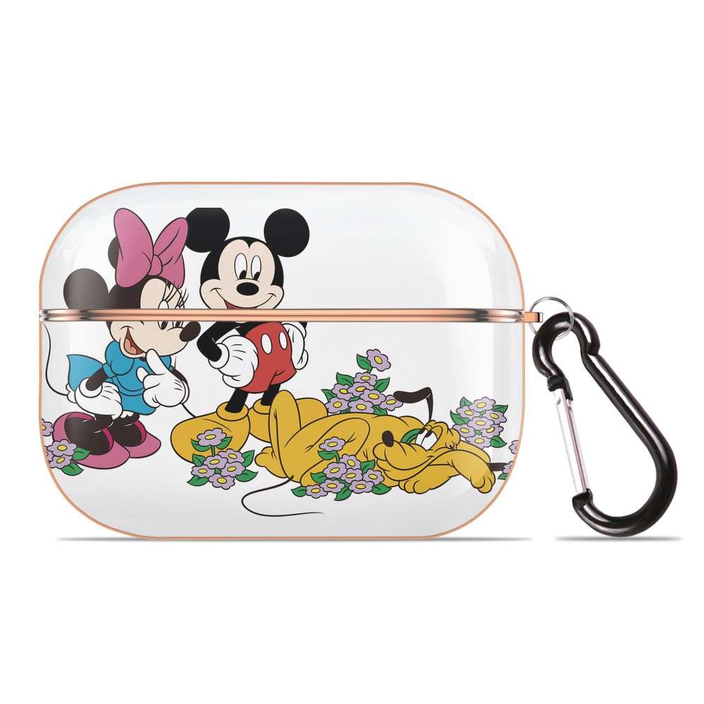 （画像用） ミッキーマウス Mickey Mouse 【AirPods Pro用】ハードシェル保護ケース｜耐衝撃・防指紋・カラビナ付き商品仕様