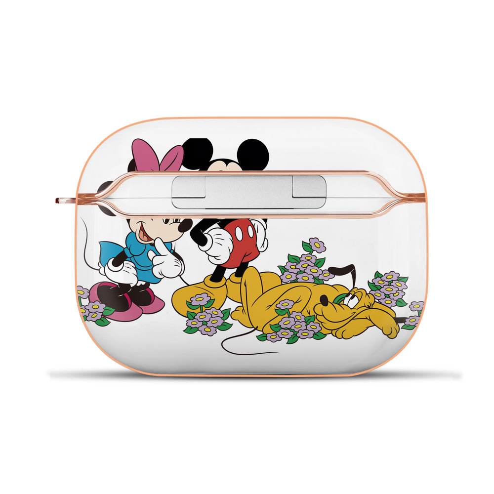（画像用） ミッキーマウス Mickey Mouse 【AirPods Pro用】ハードシェル保護ケース｜耐衝撃・防指紋・カラビナ付き商品仕様