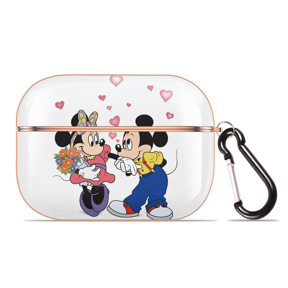 （画像用） ミッキーマウス Mickey Mouse 【AirPods Pro用】ハードシェル保護ケース｜耐衝撃・防指紋・カラビナ付き商品仕様