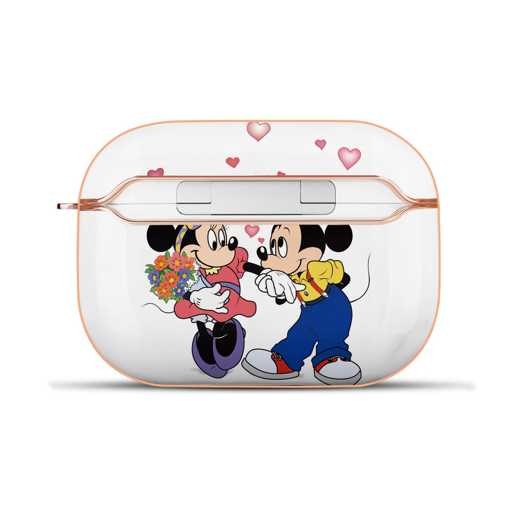 （画像用） ミッキーマウス Mickey Mouse 【AirPods Pro用】ハードシェル保護ケース｜耐衝撃・防指紋・カラビナ付き商品仕様