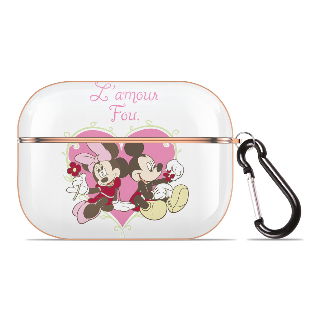 （画像用） ミッキーマウス Mickey Mouse 【AirPods Pro用】ハードシェル保護ケース｜耐衝撃・防指紋・カラビナ付き商品仕様