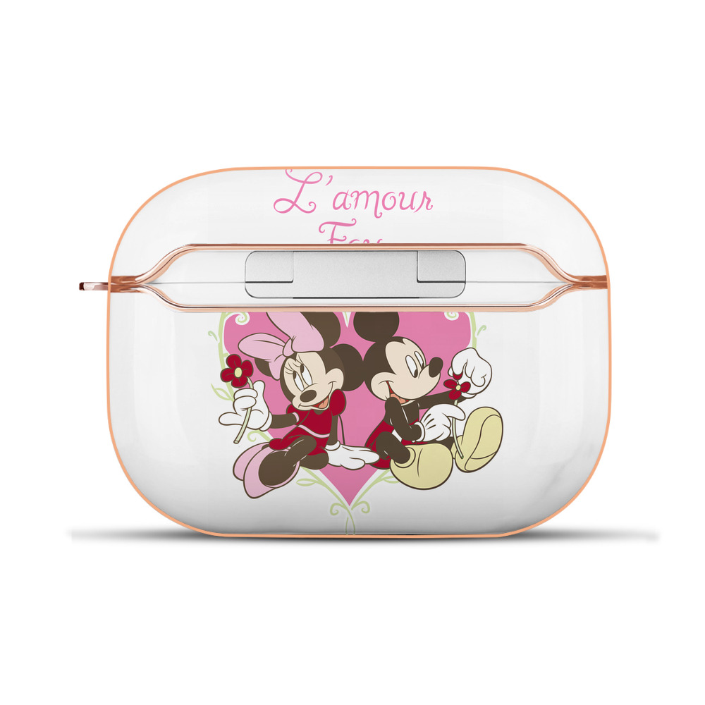 （画像用） ミッキーマウス Mickey Mouse 【AirPods Pro用】ハードシェル保護ケース｜耐衝撃・防指紋・カラビナ付き商品仕様