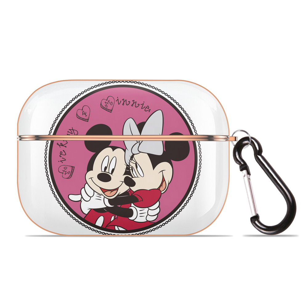 （画像用） ミッキーマウス Mickey Mouse 【AirPods Pro用】ハードシェル保護ケース｜耐衝撃・防指紋・カラビナ付き商品仕様