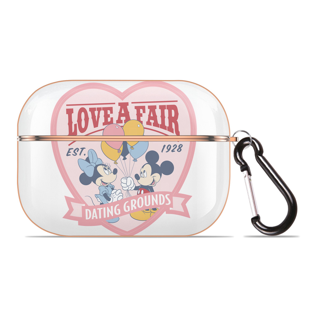 （画像用） ミッキーマウス Mickey Mouse 【AirPods Pro用】ハードシェル保護ケース｜耐衝撃・防指紋・カラビナ付き商品仕様