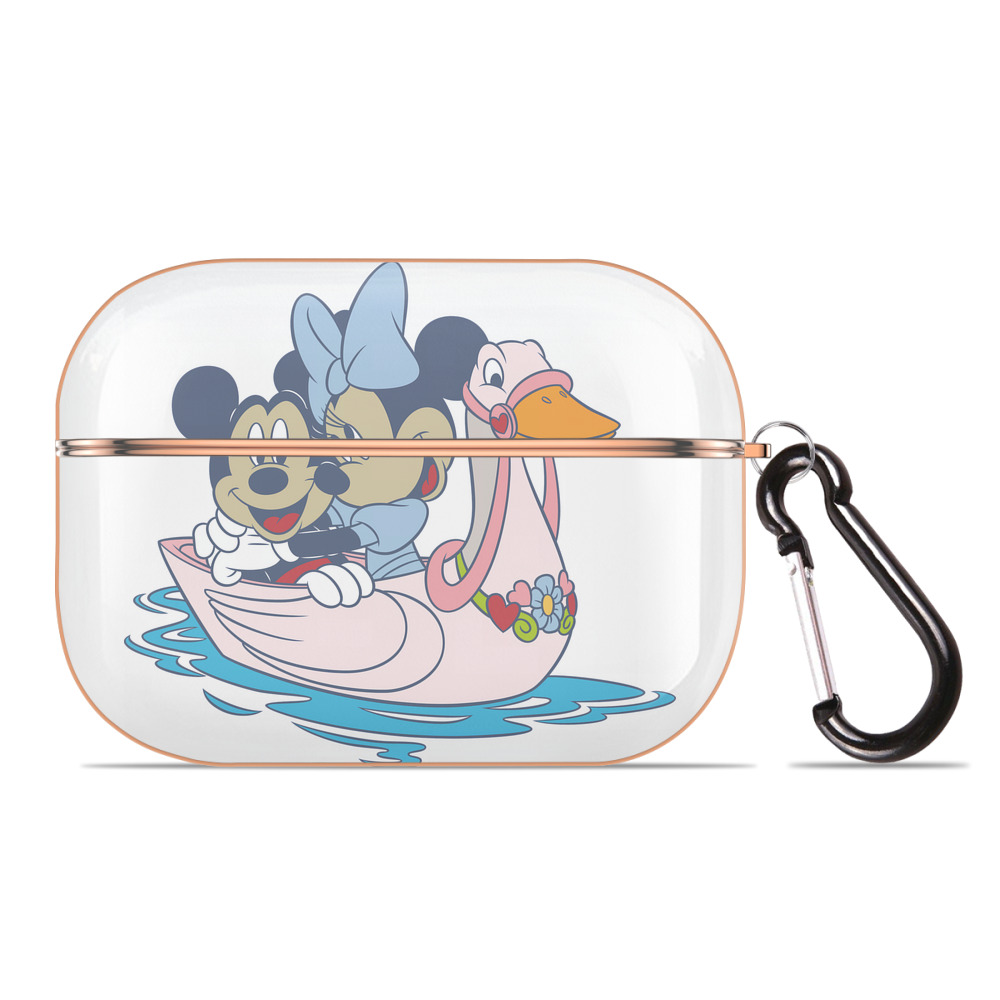 （画像用） ミッキーマウス Mickey Mouse 【AirPods Pro用】ハードシェル保護ケース｜耐衝撃・防指紋・カラビナ付き商品仕様