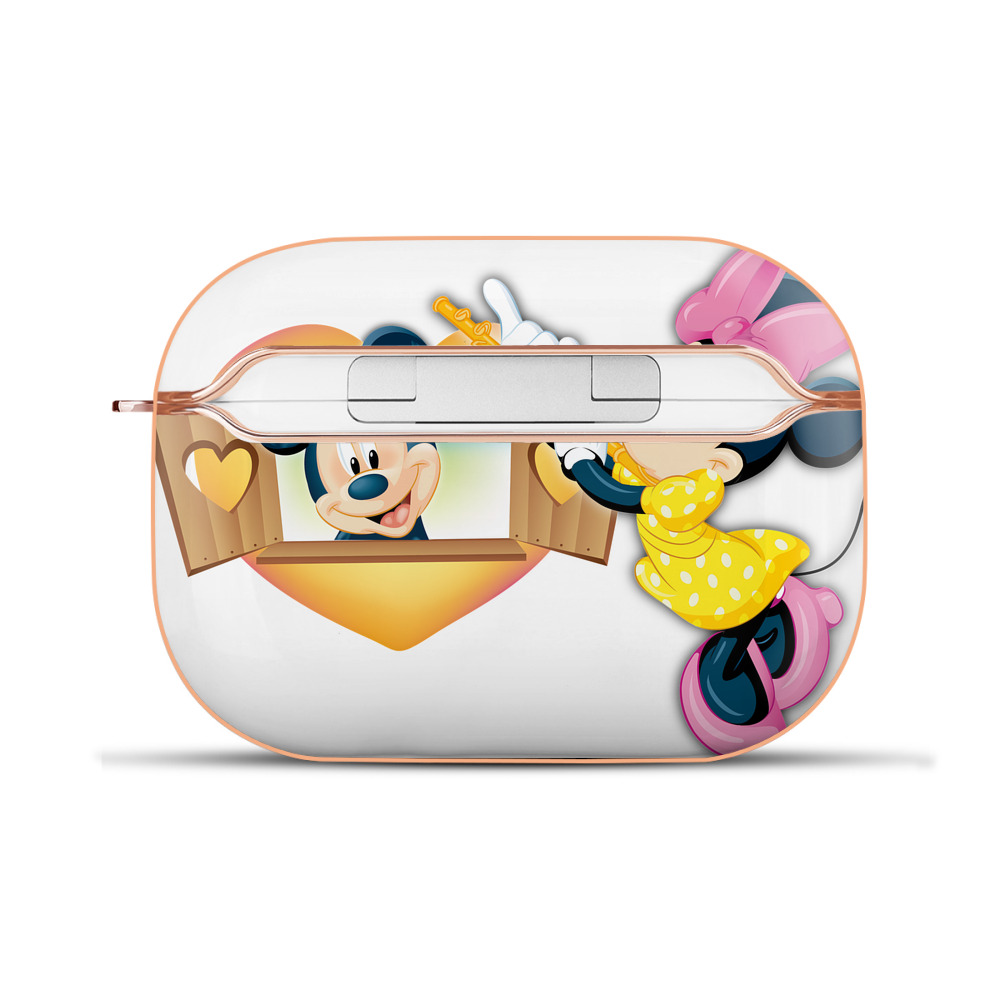 （画像用） ミッキーマウス Mickey Mouse 【AirPods Pro用】ハードシェル保護ケース｜耐衝撃・防指紋・カラビナ付き商品仕様