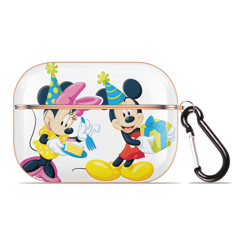 （画像用） ミッキーマウス Mickey Mouse 【AirPods Pro用】ハードシェル保護ケース｜耐衝撃・防指紋・カラビナ付き商品仕様