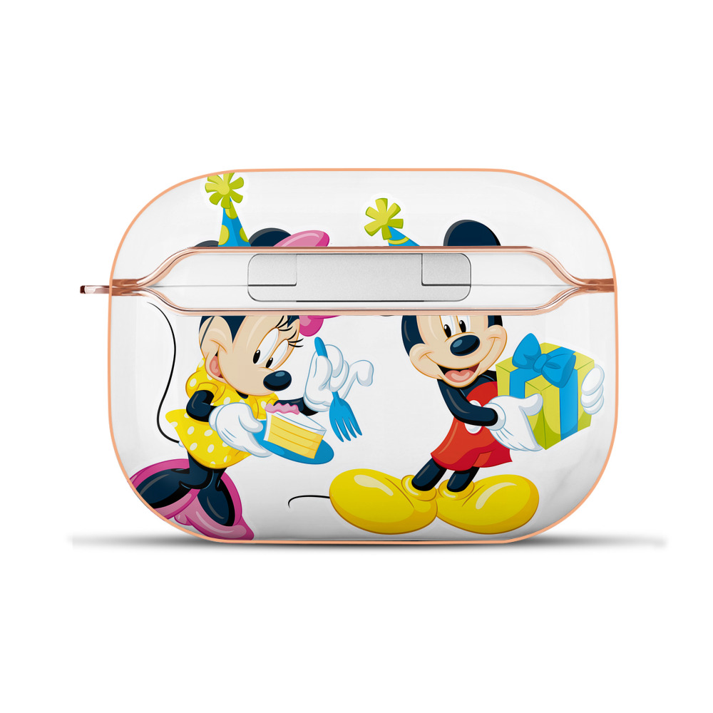 （画像用） ミッキーマウス Mickey Mouse 【AirPods Pro用】ハードシェル保護ケース｜耐衝撃・防指紋・カラビナ付き商品仕様