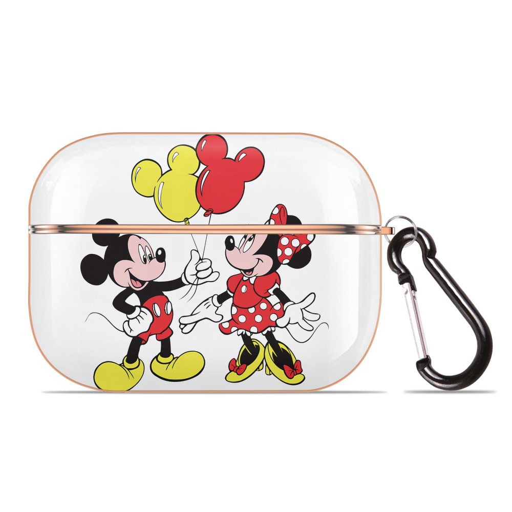 （画像用） ミッキーマウス Mickey Mouse 【AirPods Pro用】ハードシェル保護ケース｜耐衝撃・防指紋・カラビナ付き商品仕様