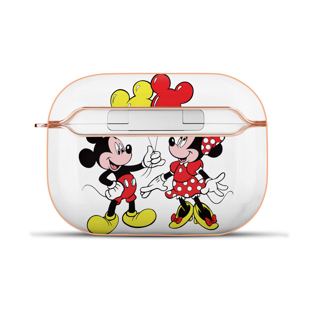 （画像用） ミッキーマウス Mickey Mouse 【AirPods Pro用】ハードシェル保護ケース｜耐衝撃・防指紋・カラビナ付き商品仕様