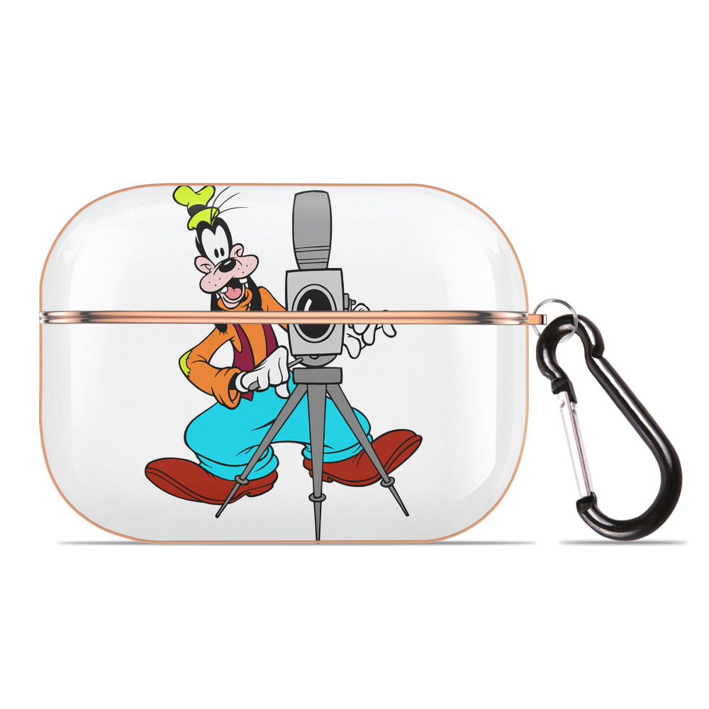 （画像用） ミッキーマウス Mickey Mouse 【AirPods Pro用】ハードシェル保護ケース｜耐衝撃・防指紋・カラビナ付き商品仕様