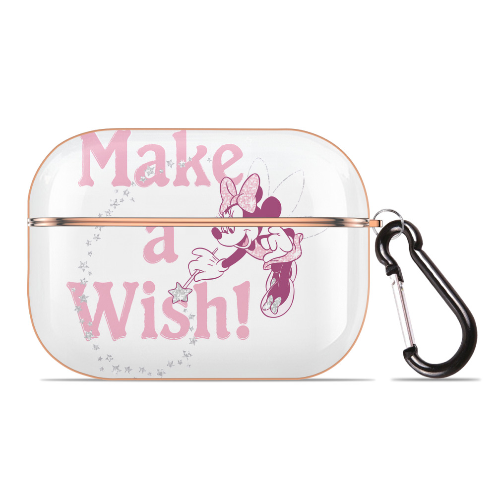 （画像用） ミッキーマウス Mickey Mouse 【AirPods Pro用】ハードシェル保護ケース｜耐衝撃・防指紋・カラビナ付き商品仕様