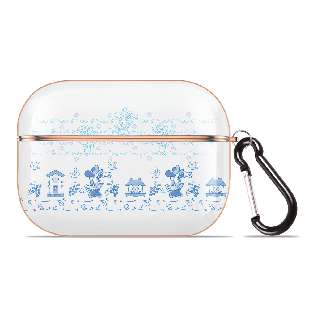 （画像用） ミッキーマウス Mickey Mouse 【AirPods Pro用】ハードシェル保護ケース｜耐衝撃・防指紋・カラビナ付き商品仕様