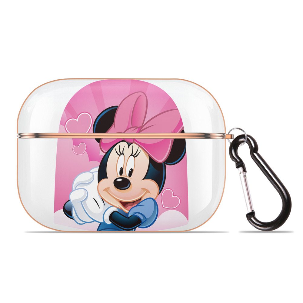 （画像用） ミッキーマウス Mickey Mouse 【AirPods Pro用】ハードシェル保護ケース｜耐衝撃・防指紋・カラビナ付き商品仕様
