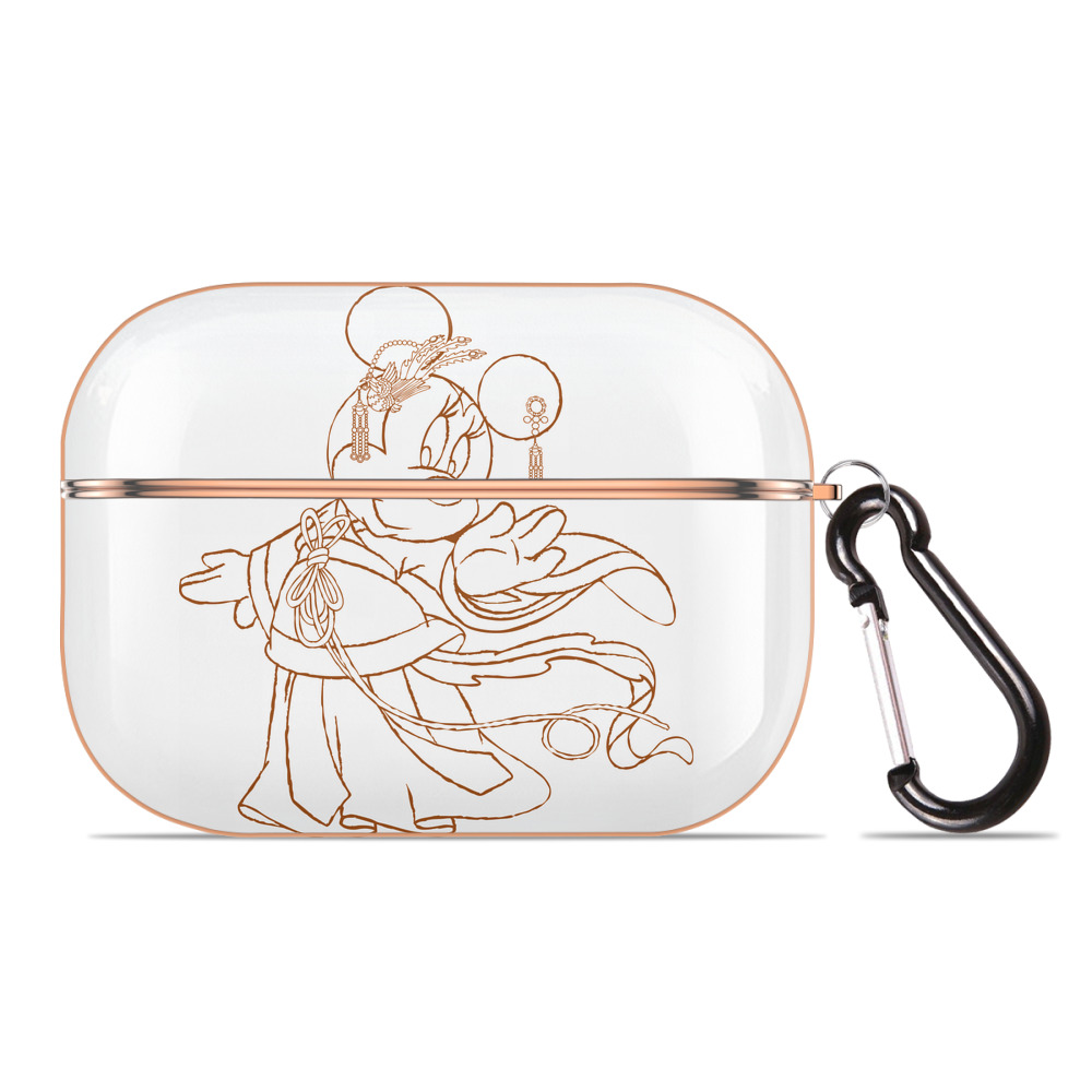 （画像用） ミッキーマウス Mickey Mouse 【AirPods Pro用】ハードシェル保護ケース｜耐衝撃・防指紋・カラビナ付き商品仕様