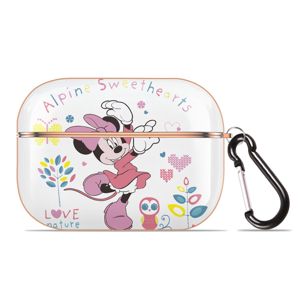 （画像用） ミッキーマウス Mickey Mouse 【AirPods Pro用】ハードシェル保護ケース｜耐衝撃・防指紋・カラビナ付き商品仕様