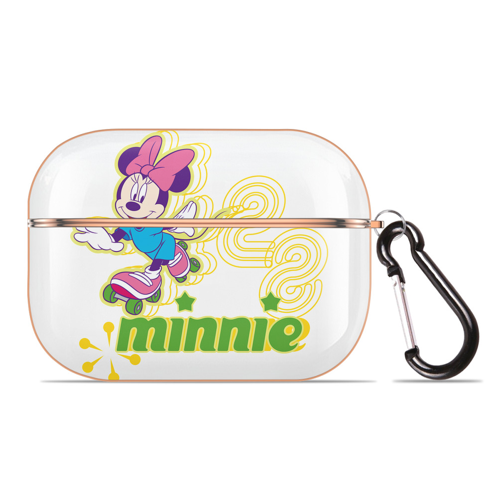 （画像用） ミッキーマウス Mickey Mouse 【AirPods Pro用】ハードシェル保護ケース｜耐衝撃・防指紋・カラビナ付き商品仕様