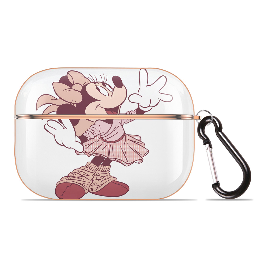 （画像用） ミッキーマウス Mickey Mouse 【AirPods Pro用】ハードシェル保護ケース｜耐衝撃・防指紋・カラビナ付き商品仕様