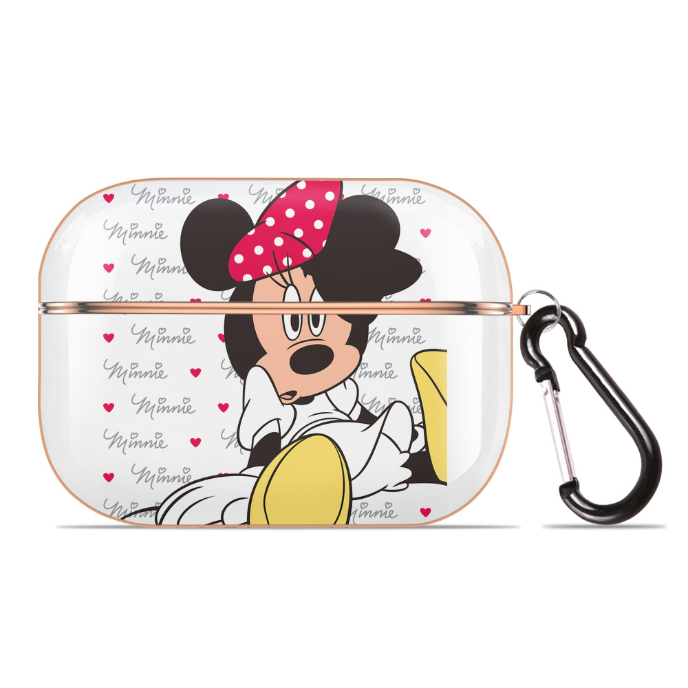 （画像用） ミッキーマウス Mickey Mouse 【AirPods Pro用】ハードシェル保護ケース｜耐衝撃・防指紋・カラビナ付き商品仕様