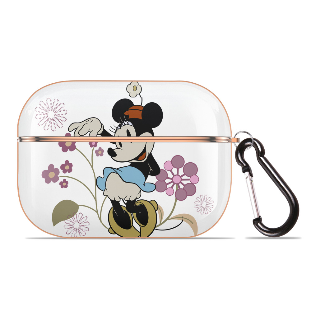 （画像用） ミッキーマウス Mickey Mouse 【AirPods Pro用】ハードシェル保護ケース｜耐衝撃・防指紋・カラビナ付き商品仕様
