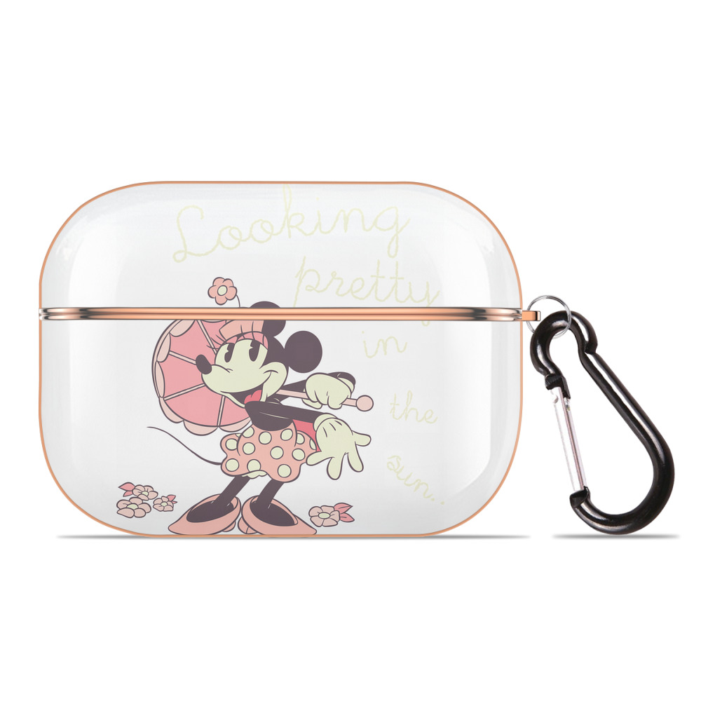 （画像用） ミッキーマウス Mickey Mouse 【AirPods Pro用】ハードシェル保護ケース｜耐衝撃・防指紋・カラビナ付き商品仕様