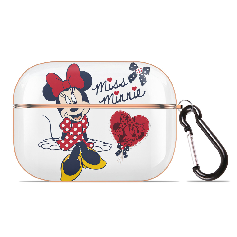 （画像用） ミッキーマウス Mickey Mouse 【AirPods Pro用】ハードシェル保護ケース｜耐衝撃・防指紋・カラビナ付き商品仕様