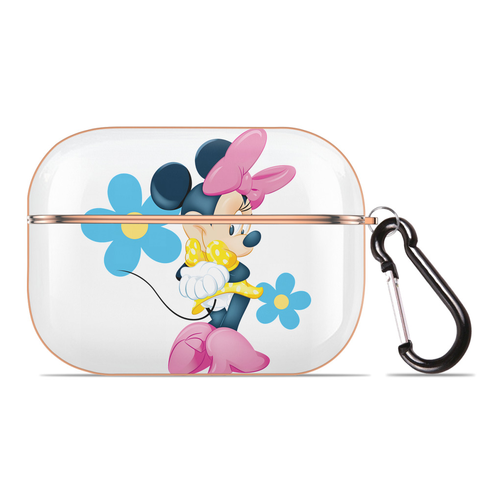 （画像用） ミッキーマウス Mickey Mouse 【AirPods Pro用】ハードシェル保護ケース｜耐衝撃・防指紋・カラビナ付き商品仕様