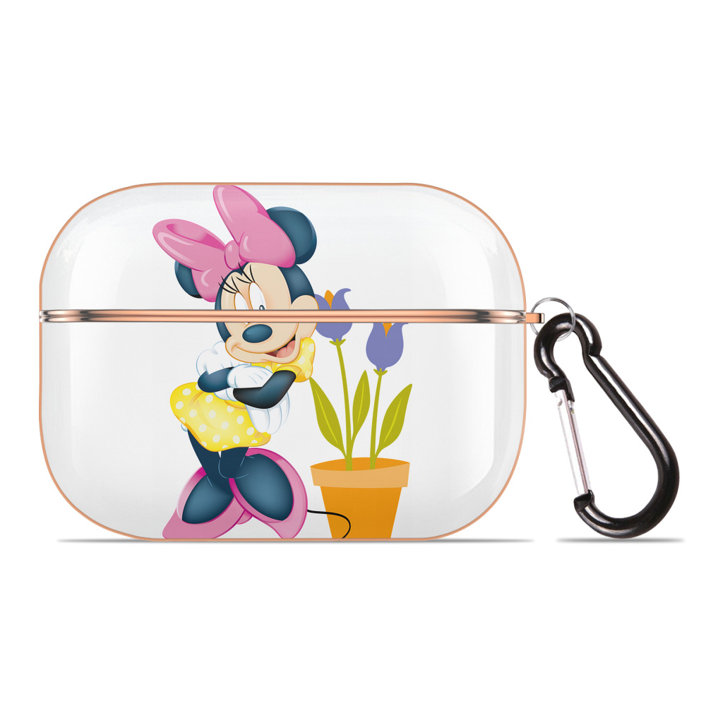（画像用） ミッキーマウス Mickey Mouse 【AirPods Pro用】ハードシェル保護ケース｜耐衝撃・防指紋・カラビナ付き商品仕様