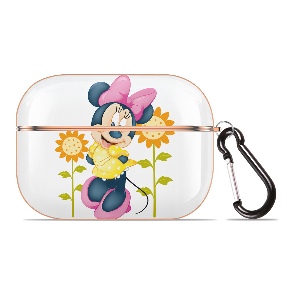 （画像用） ミッキーマウス Mickey Mouse 【AirPods Pro用】ハードシェル保護ケース｜耐衝撃・防指紋・カラビナ付き商品仕様
