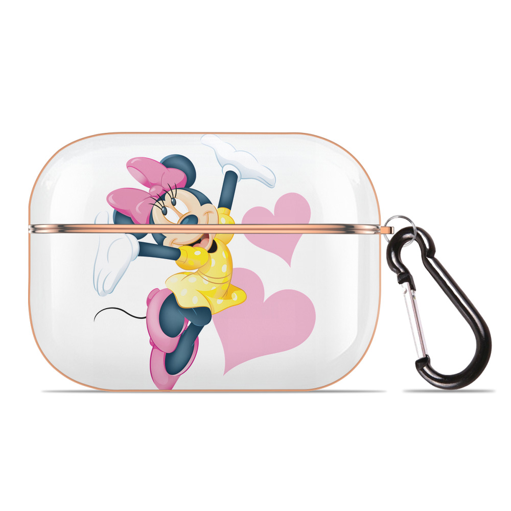 （画像用） ミッキーマウス Mickey Mouse 【AirPods Pro用】ハードシェル保護ケース｜耐衝撃・防指紋・カラビナ付き商品仕様