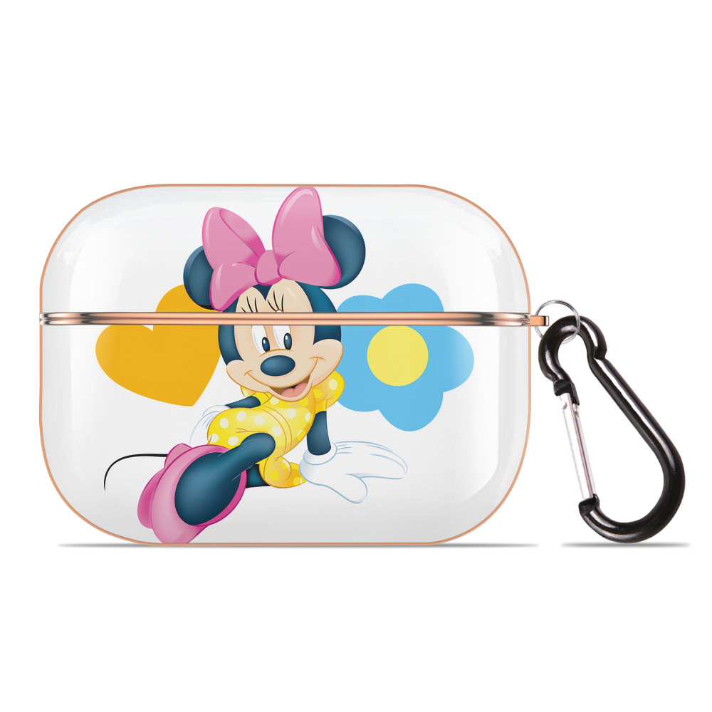 （画像用） ミッキーマウス Mickey Mouse 【AirPods Pro用】ハードシェル保護ケース｜耐衝撃・防指紋・カラビナ付き商品仕様