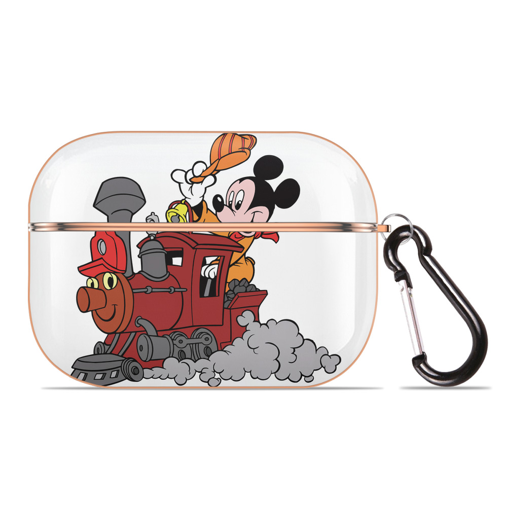 （画像用） ミッキーマウス Mickey Mouse 【AirPods Pro用】ハードシェル保護ケース｜耐衝撃・防指紋・カラビナ付き商品仕様