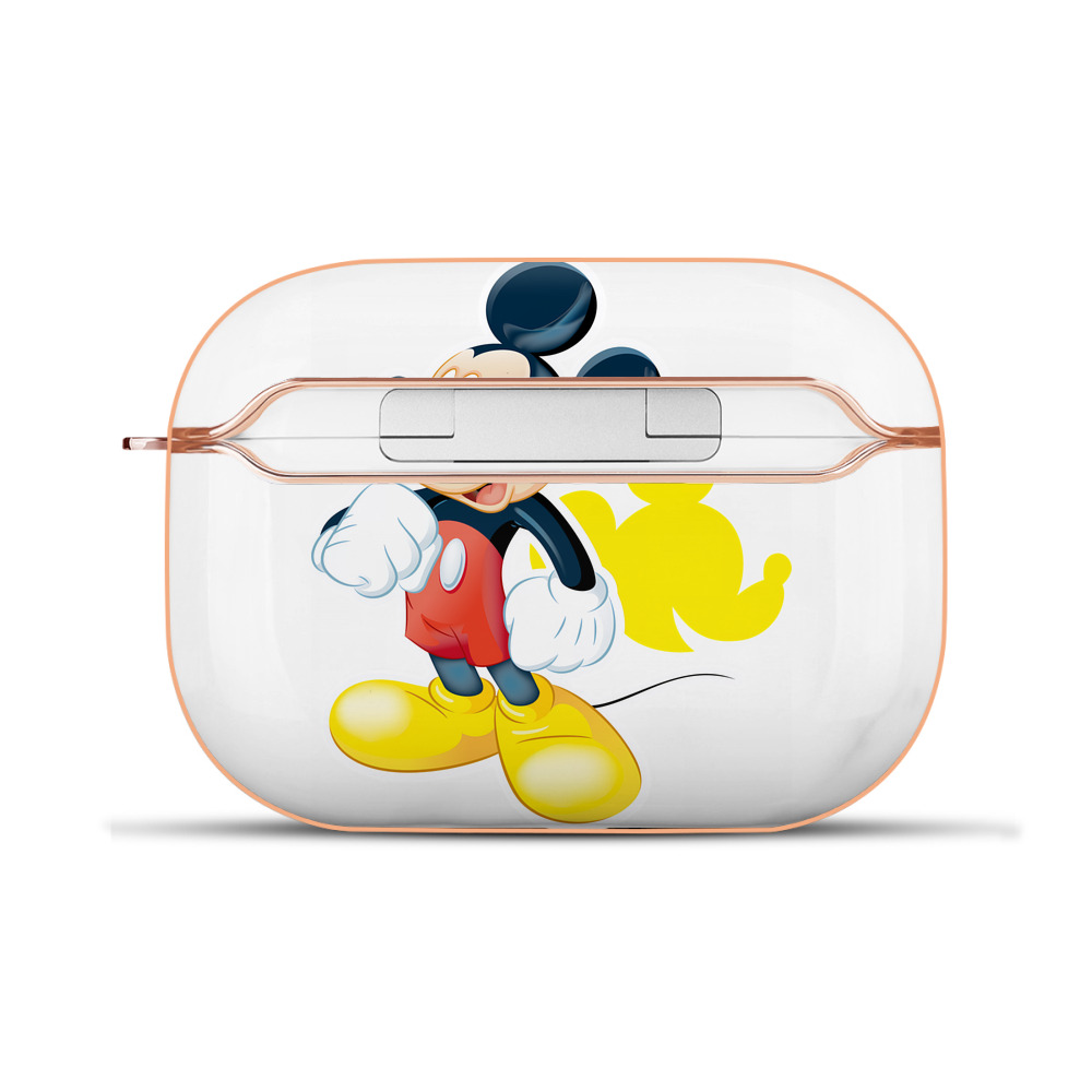 （画像用） ミッキーマウス Mickey Mouse 【AirPods Pro用】ハードシェル保護ケース｜耐衝撃・防指紋・カラビナ付き商品仕様