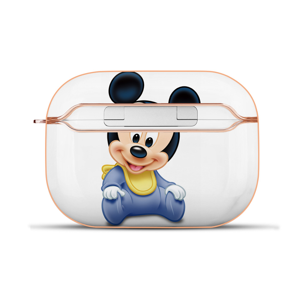 （画像用） ミッキーマウス Mickey Mouse 【AirPods Pro用】ハードシェル保護ケース｜耐衝撃・防指紋・カラビナ付き商品仕様