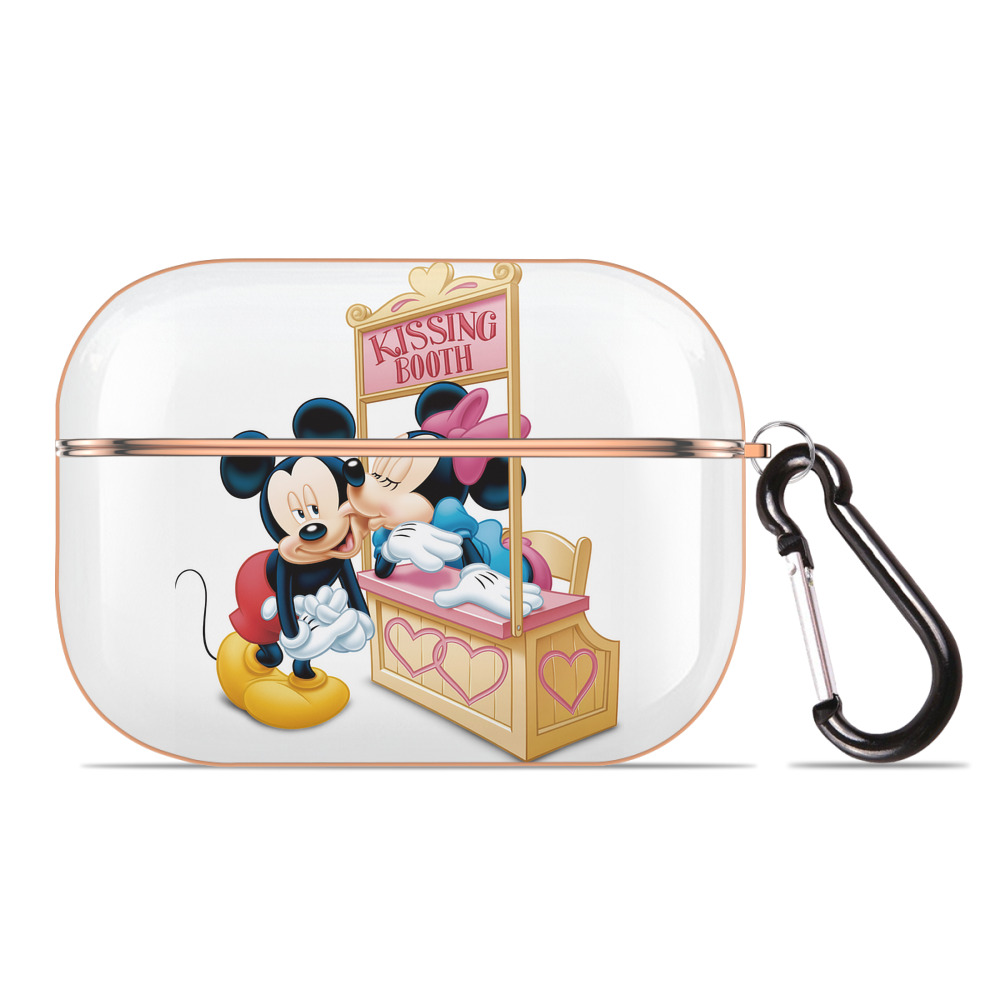（画像用） ミッキーマウス Mickey Mouse 【AirPods Pro用】ハードシェル保護ケース｜耐衝撃・防指紋・カラビナ付き商品仕様