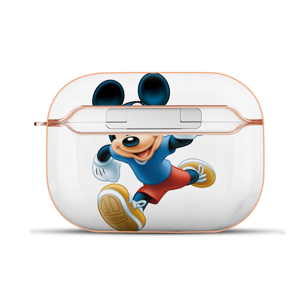 （画像用） ミッキーマウス Mickey Mouse 【AirPods Pro用】ハードシェル保護ケース｜耐衝撃・防指紋・カラビナ付き商品仕様